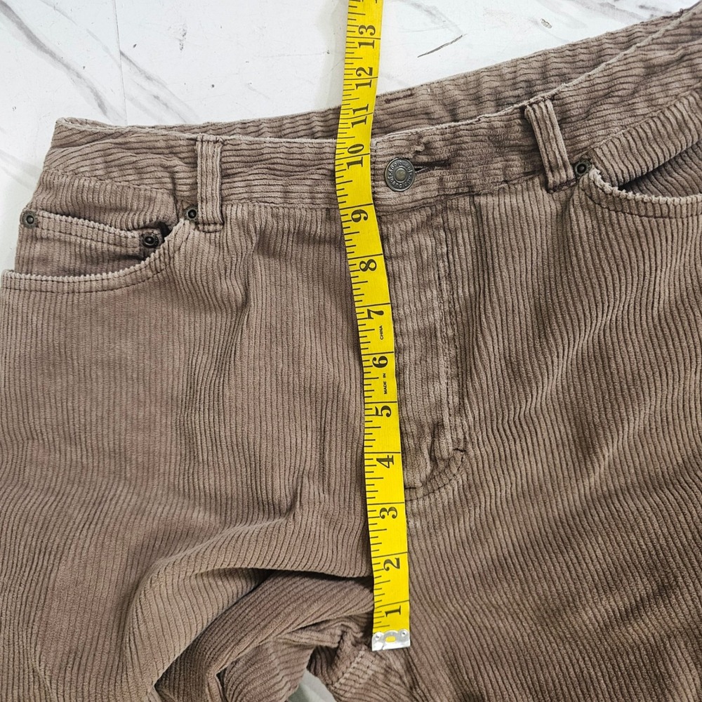 Vintage 90s Newport News Jeanology Brown Corduroy Pants Womens 8 Hong Kong - Picture 7 of 9